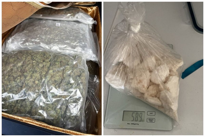 W Oplu przewoził ponad 8 kg marihuany