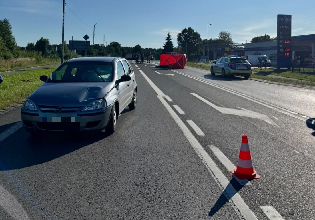 Tragiczny wypadek w Zarzeczu. Nie żyje pieszy