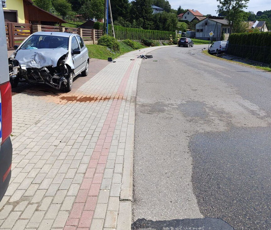 Wypadek w miejscowości Lecka