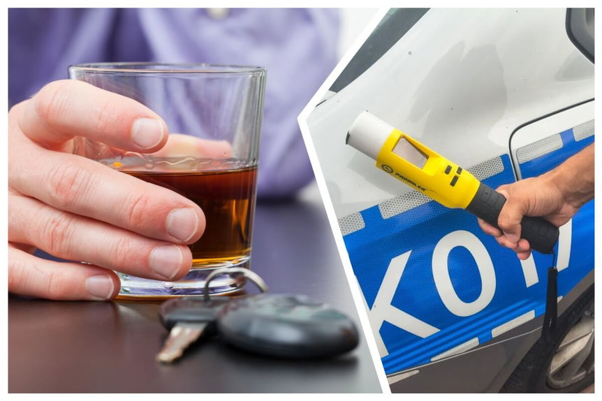 46-latek prowadził Volkswagena po alkoholu