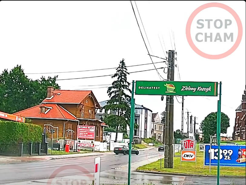 Niebezpieczny popis kierowcy BMW w Korczynie. Nagranie trafiło do sieci