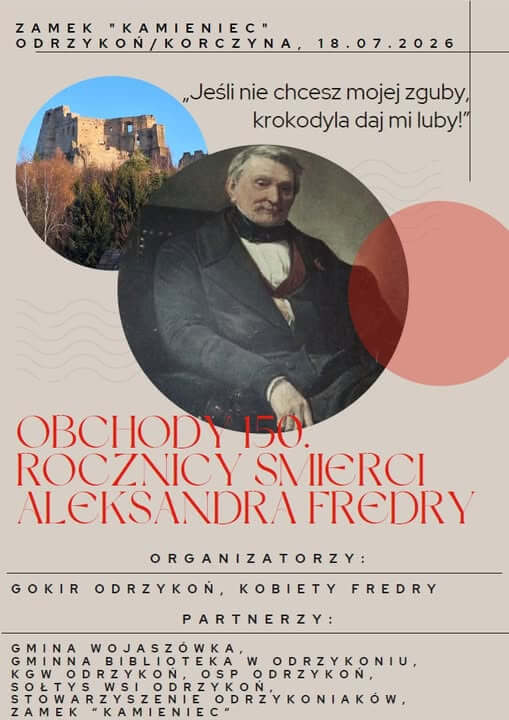 Obchody 150. rocznicy śmierci Aleksandra Fredry