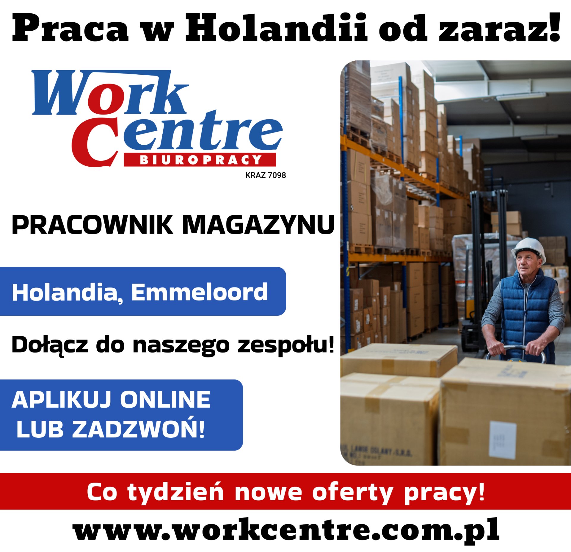 Order picker - pakowanie rowerów (k/m) Oferta pracy w Holandii
