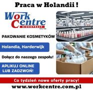 Pakowanie kosmetyków (k/m) Oferta pracy w Holandii