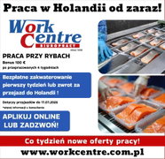 Pakowanie ryb (k/m) Oferta pracy w Holandii -BONUS