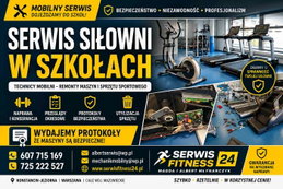 Serwis siłowni w szkołach - Technicy Mobilni - Remonty maszyn i sprzętu sportowe