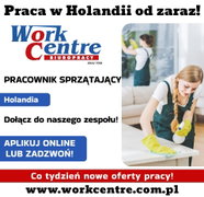 Pracownik sprzątający – magazyny (k/m) Oferta pracy w Holandii