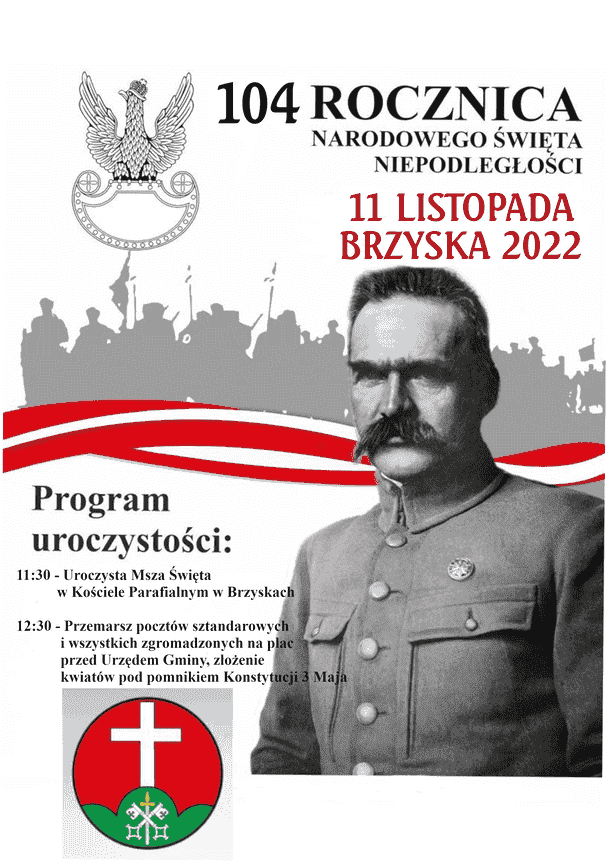104 Rocznica Narodowego Święta Niepodległości w Brzyskach