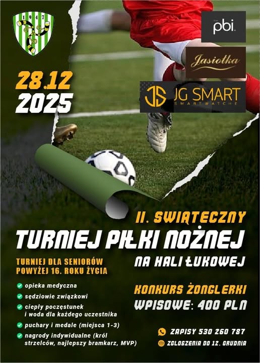 II Świąteczny Turniej Piłki Nożnej dla Seniorów w Dukli