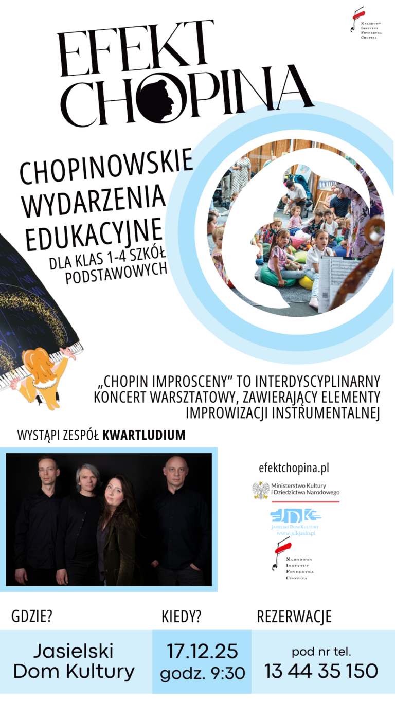 Świąteczny koncert dla młodzieży szkolnej "Efekt Chopina”