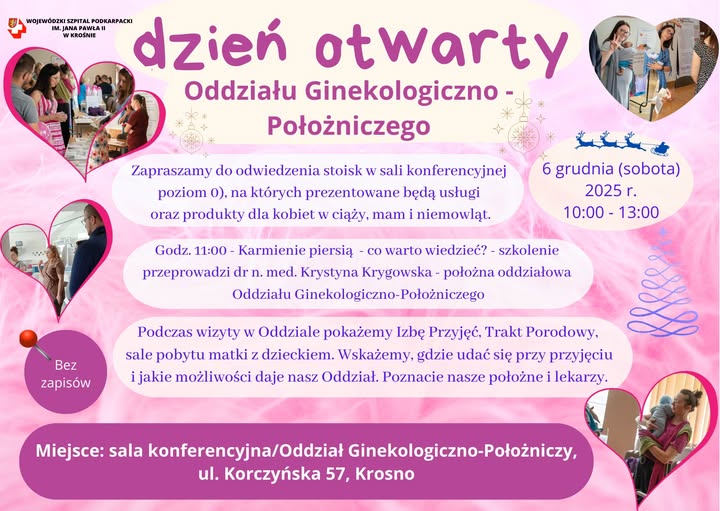 Dzień Otwarty Oddziału Ginekologiczno-Położniczego w Krośnie