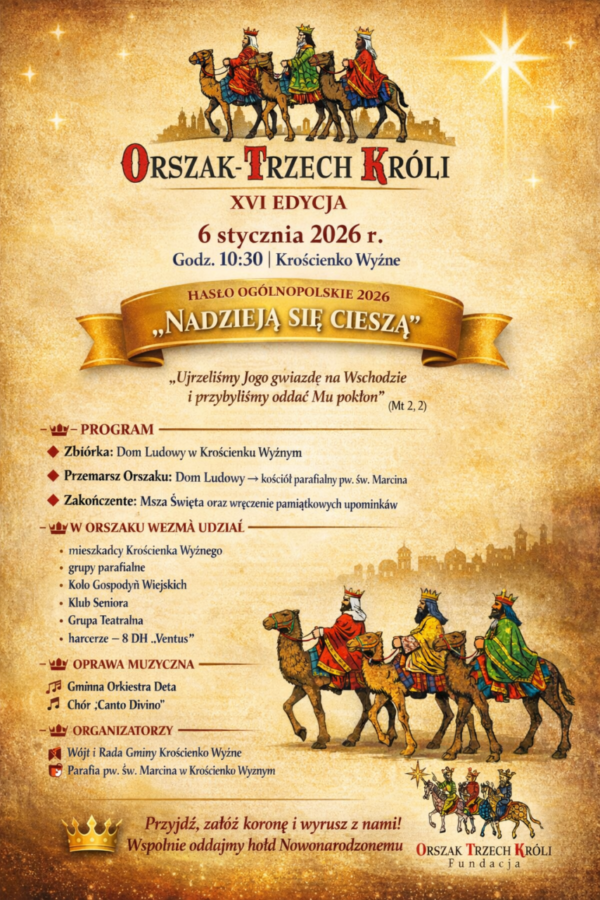 Orszak Trzech Króli w Krościenku Wyżnym