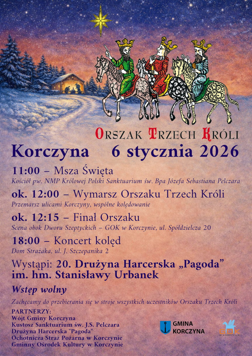 Orszak Trzech Króli w Korczynie