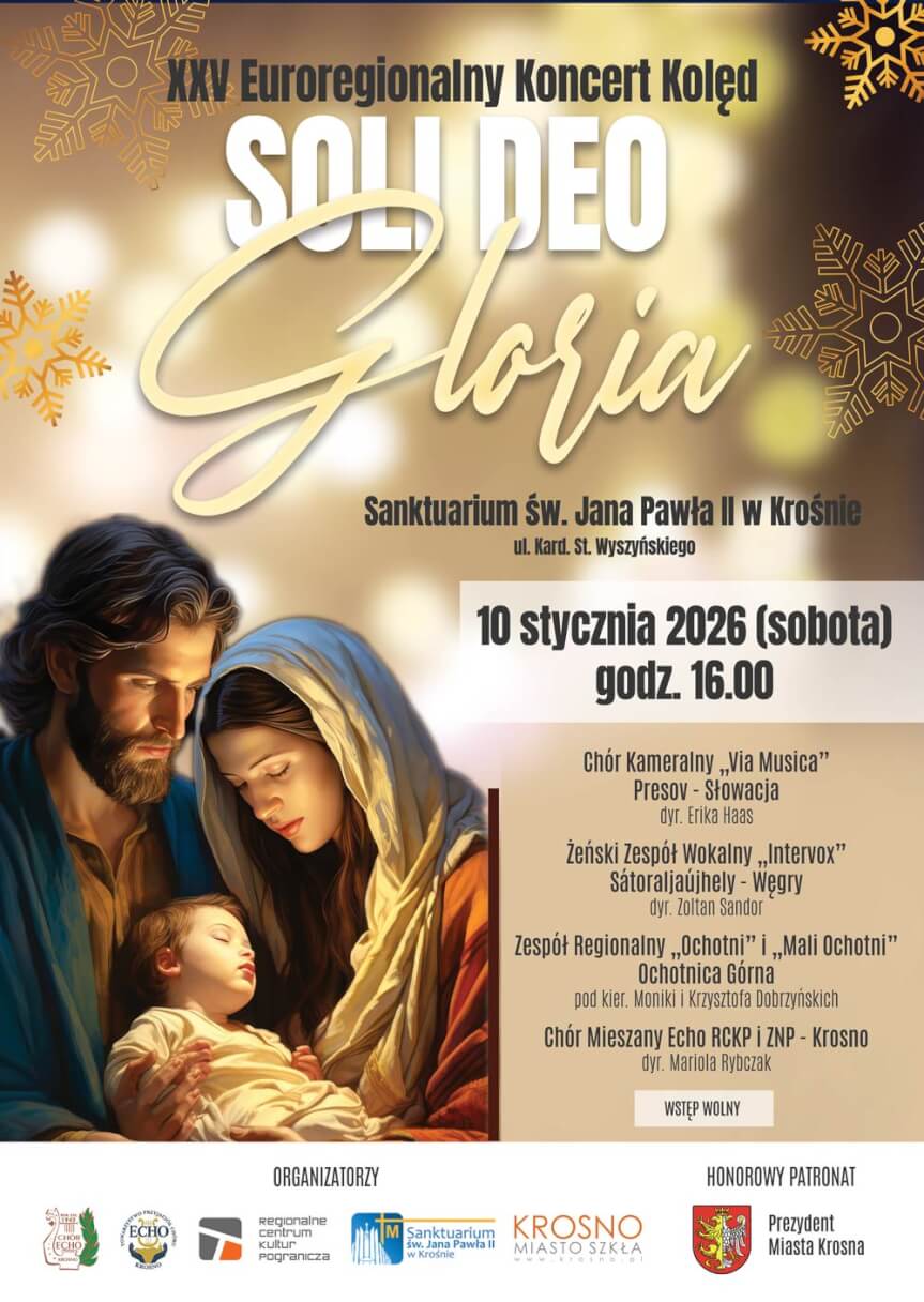 XXV Euroregionalny Koncert Kolęd Soli Deo Gloria