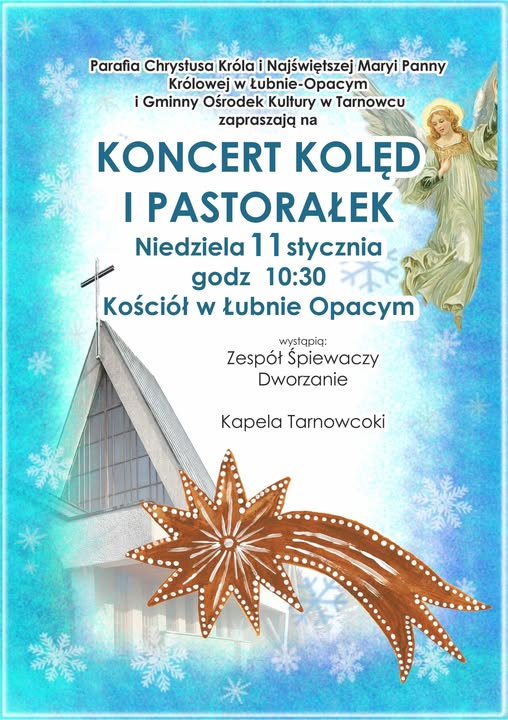 Koncert Kolęd i Pastorałek w Łubnie Opacym