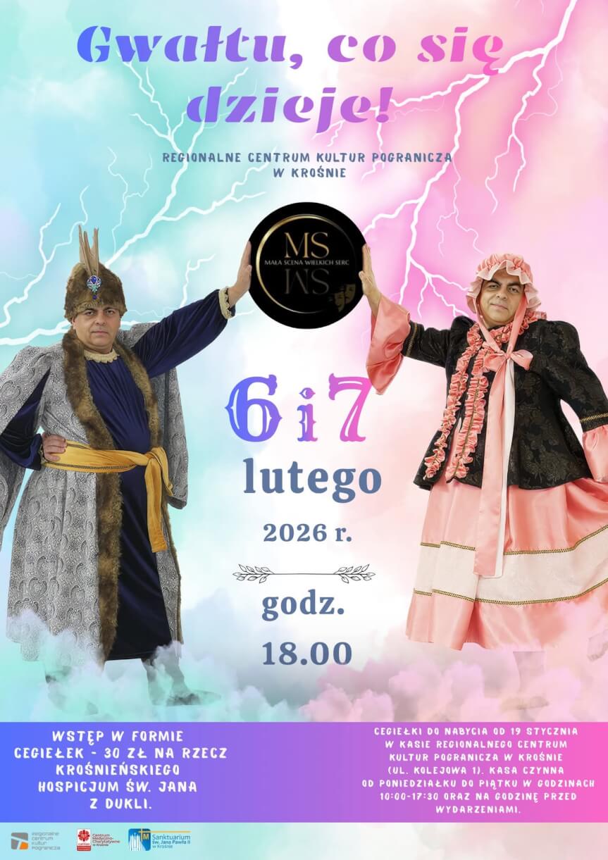 Gwałtu, co się dzieje! - spektakl w RCKP
