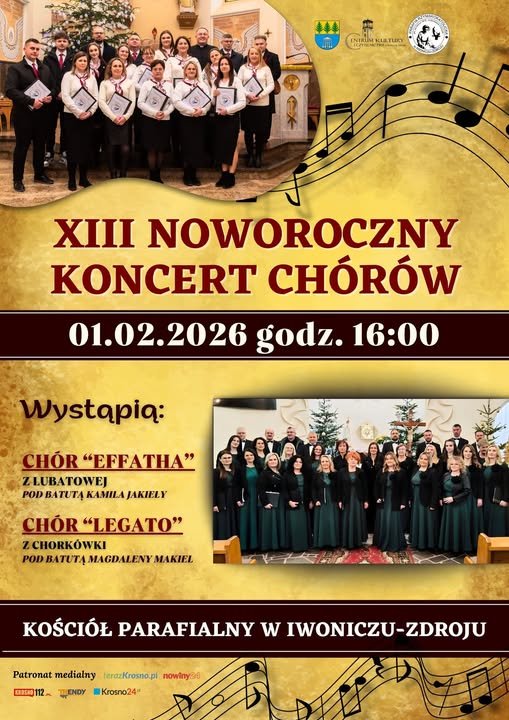 XIII Noworoczny Koncert Chórów w Iwoniczu-Zdroju