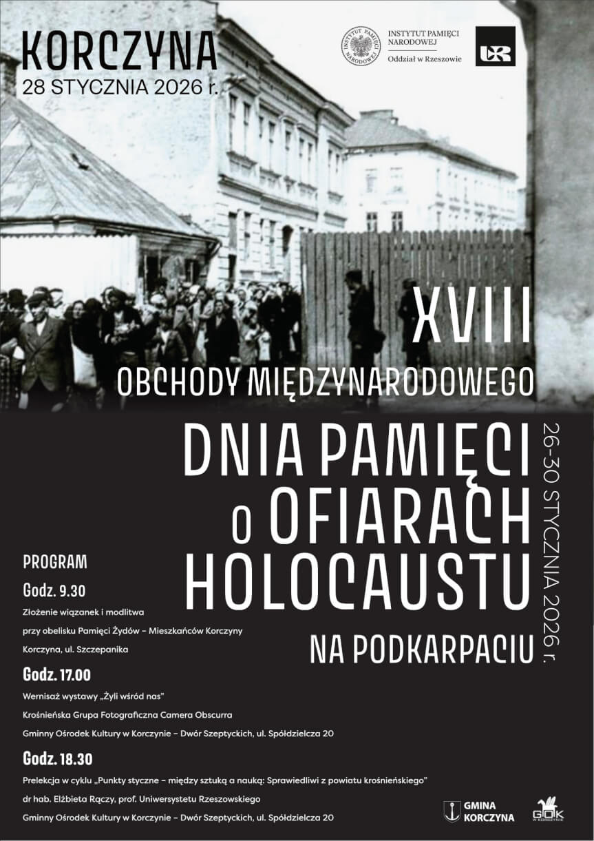 XVIII Obchody Międzynarodowego Dnia Pamięci o Ofiarach Holocaustu w Korczynie