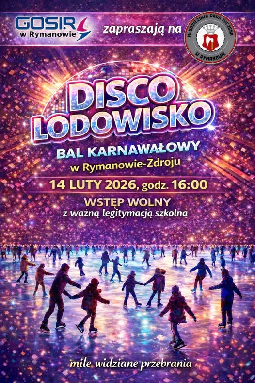 Disco Lodowisko w Rymanowie-Zdroju