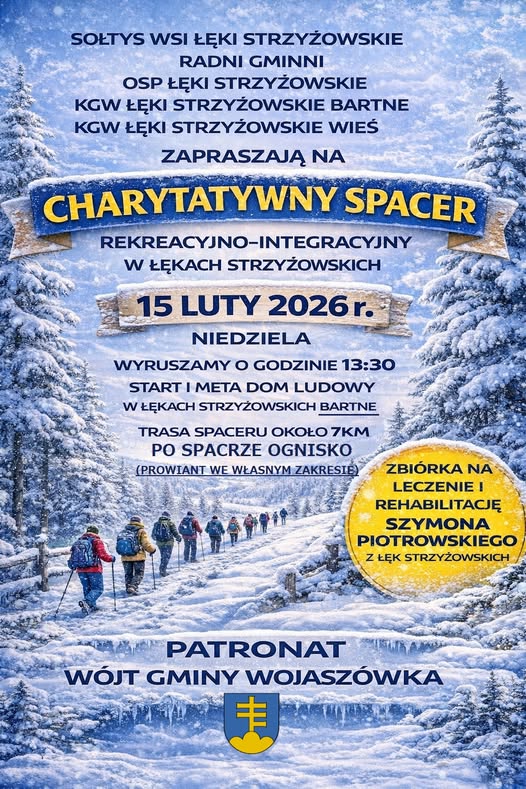 Charytatywny Spacer w Łękach Strzyżowskich