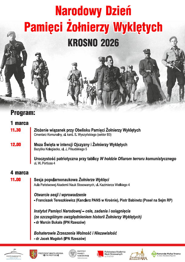 Narodowy Dzień Pamięci Żołnierzy Wyklętych w Krośnie