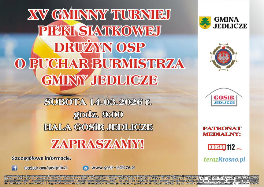 XV Gminny Turniej Piłki Siatkowej Drużyn OSP o Puchar Burmistrza Gminy Jedlicze