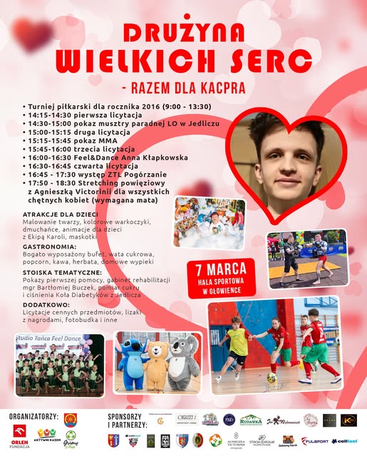 Drużyna Wielkich Serc - Razem dla Kacpra