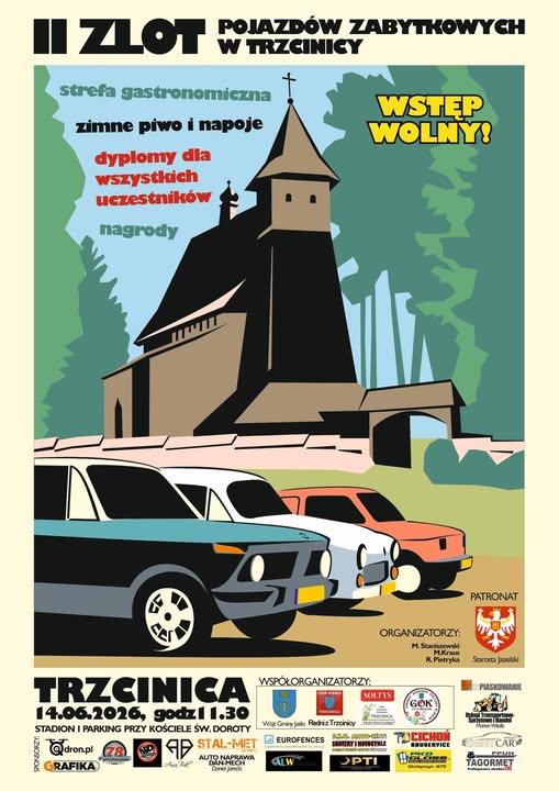 II Zlot Pojazdów Zabytkowych w Trzcinicy