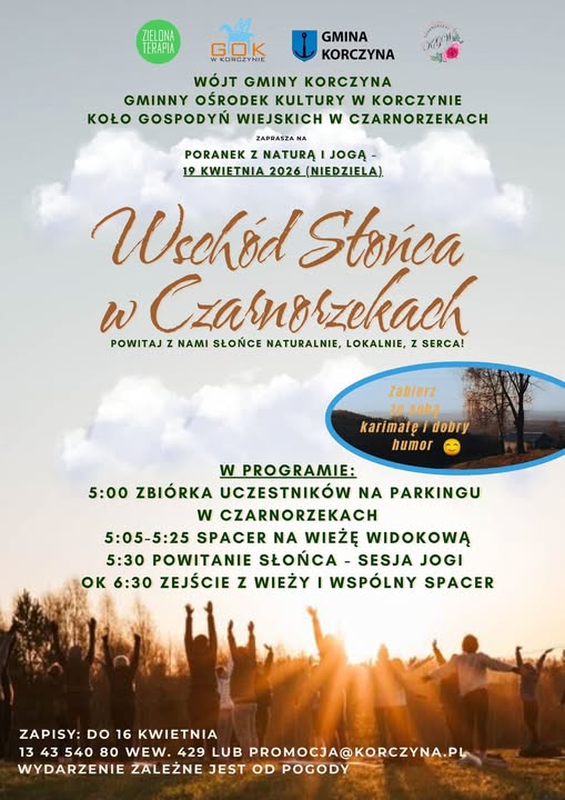 Wschód Słońca w Czarnorzekach
