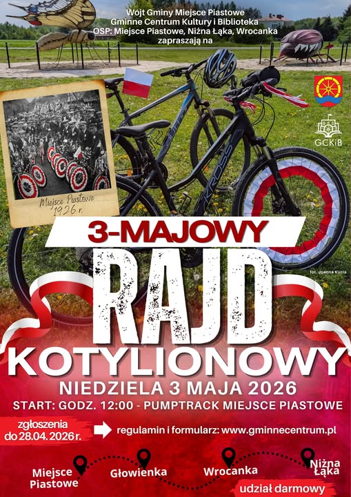 3-Majowy Rajd Kotylionowy w Miejscu Piastowym