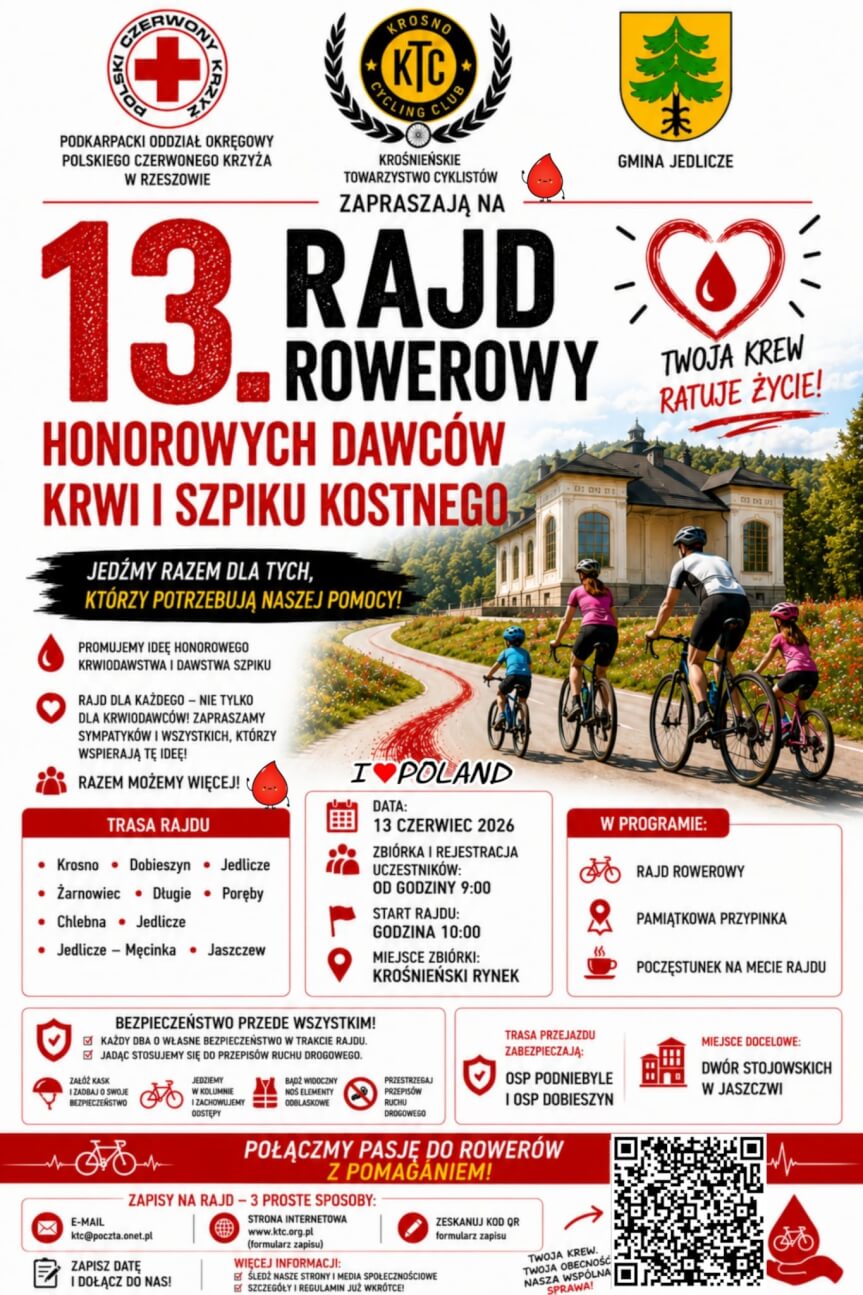 13. Rajd Rowerowy Honorowych Dawców Krwi i Szpiku Kostnego