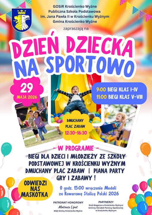 Dzień Dziecka na Sportowo w Krościenku Wyżnym
