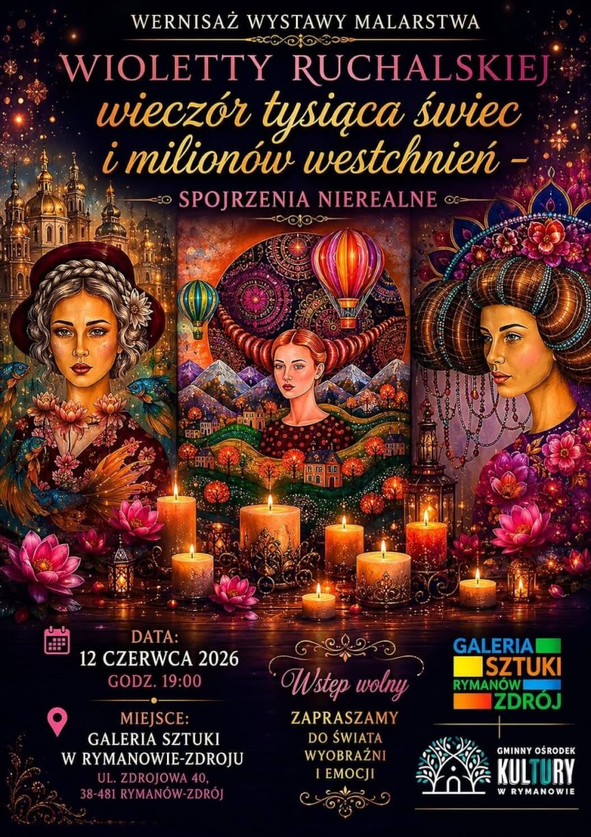 Wieczór Tysiąca Świec i Milionów Westchnień - wernisaż wystawy