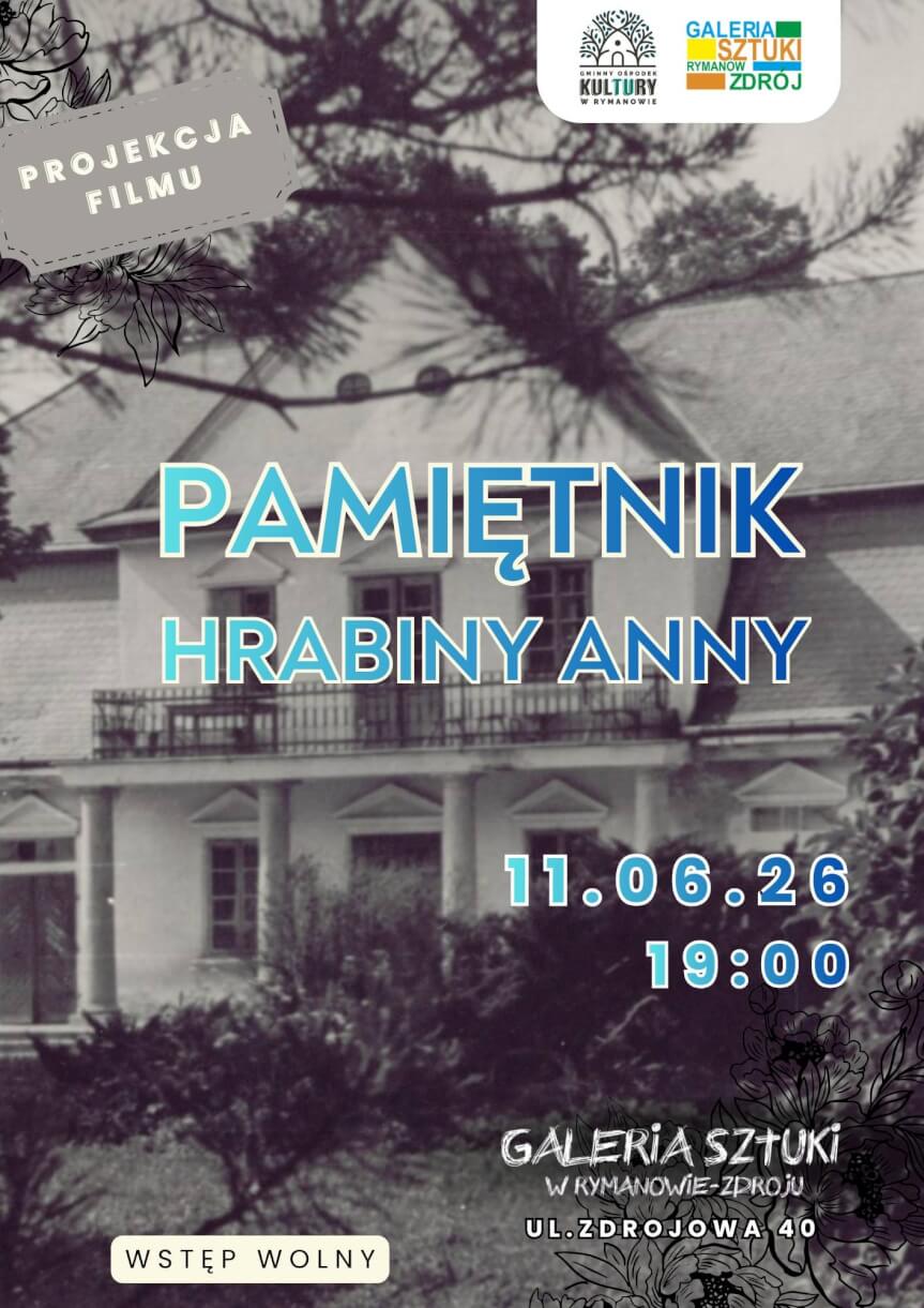 Pamiętnik Hrabiny Anny - projekcja filmu