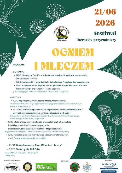 Ogniem i Mleczem - festiwal literacko-przyrodniczy