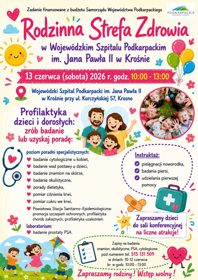 Rodzinna Strefa Zdrowia - wydarzenie w krośnieńskim szpitalu