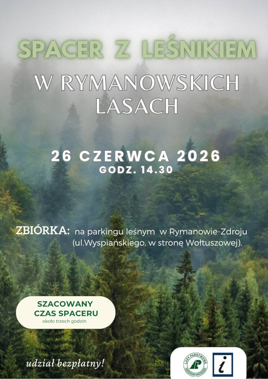 Spacer z Leśnikiem w Rymanowskich Lasach