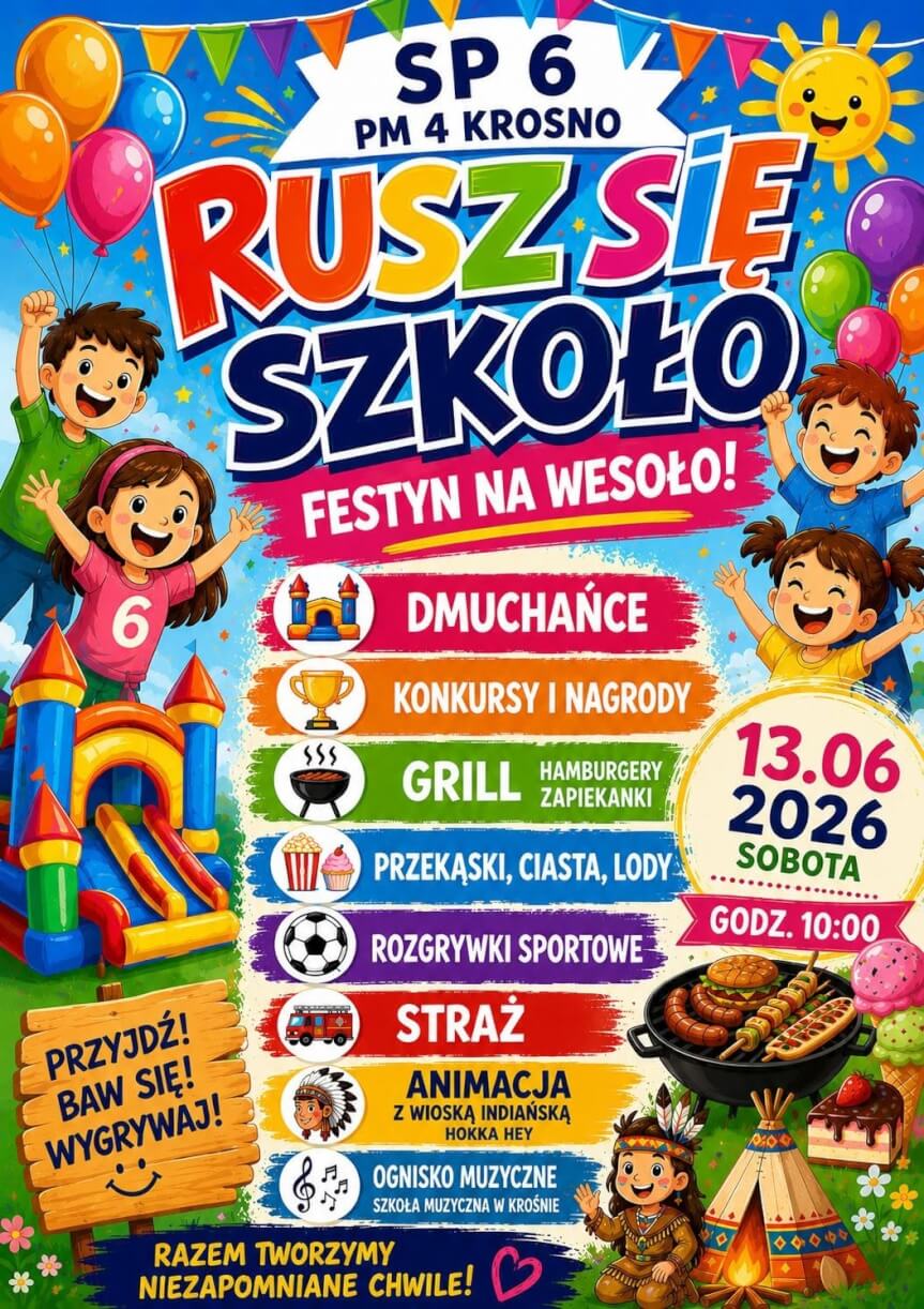 Rusz się szkoło - Festyn na wesoło w Krośnie