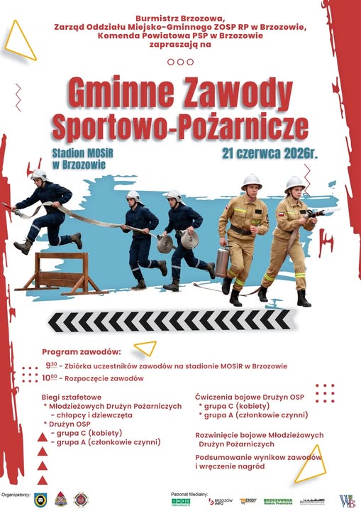 Gminne Zawody Sportowo-Pożarnicze w Brzozowie