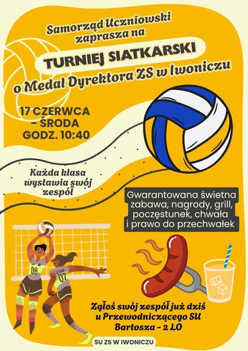 Turniej Siatkarski o Medal Dyrektora ZS w Iwoniczu