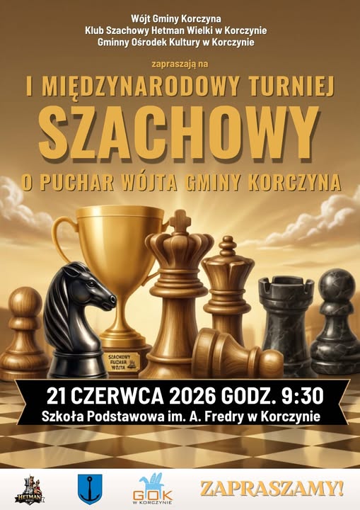 I Międzynarodowy Turniej Szachowy o Puchar Wójta Gminy Korczyna
