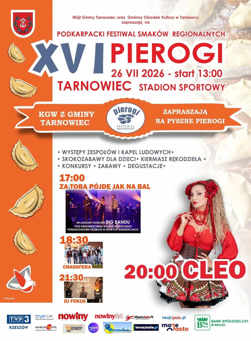 XVI Podkarpacki Festiwal Smaków Regionalnych "Pierogi" w Tarnowcu 2026