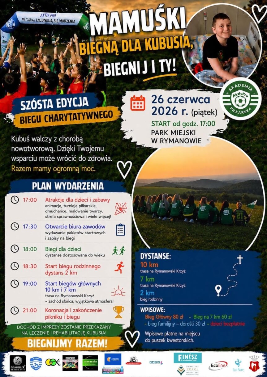 Mamuśki biegną dla Kubusia, biegnij i Ty