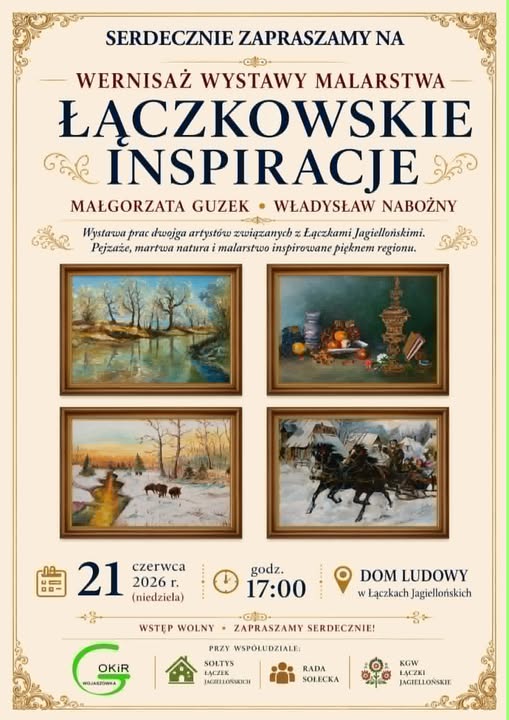 Wernisaż Wystawy Malarstwa "Łączkowskie Inspiracje"
