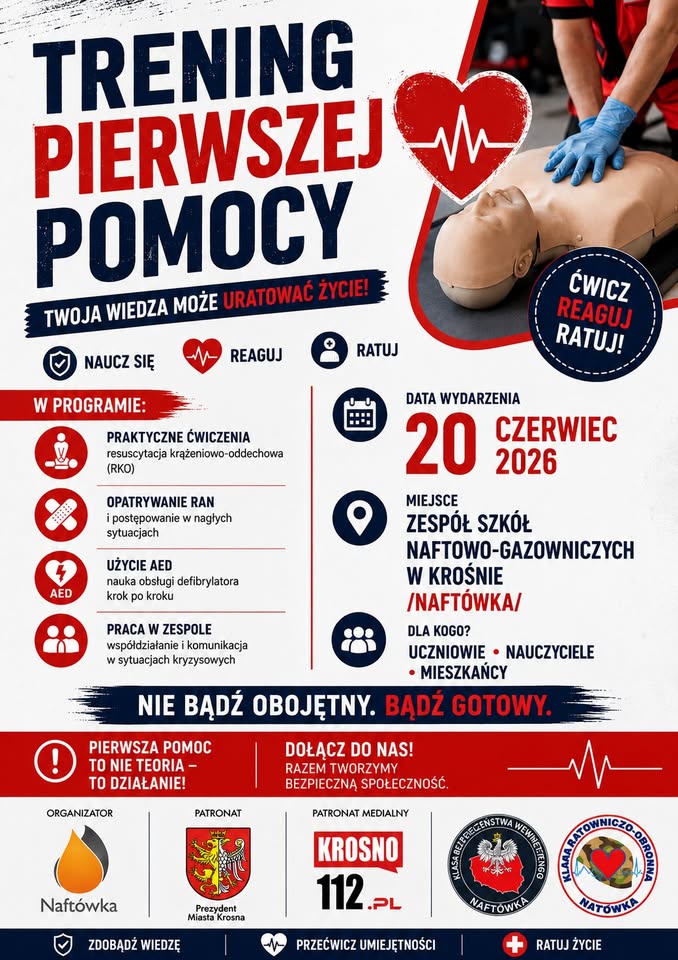 Trening Pierwszej Pomocy w Naftówce