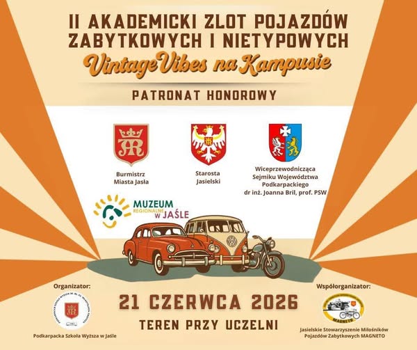 II Akademicki Zlot Pojazdów Zabytkowych i Nietypowych w Jaśle