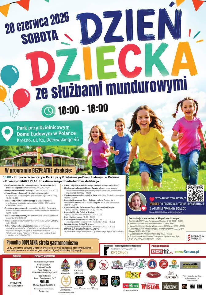 Dzień Dziecka ze służbami mundurowymi