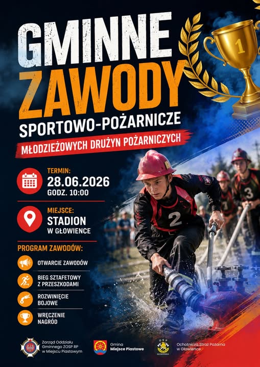 Gminne Zawody Sportowo-Pożarnicze Młodzieżowych Drużyn Pożarniczych w Głowience