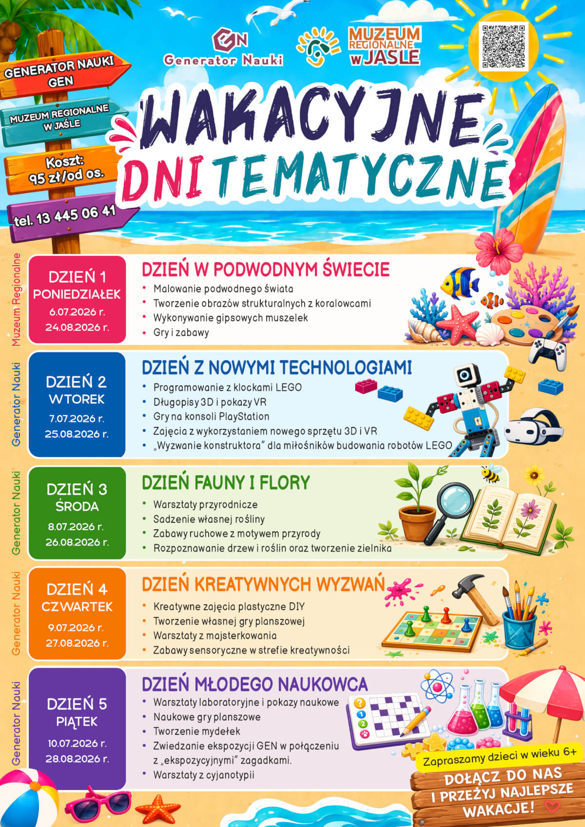 Wakacyjne Dni Tematyczne w GEN