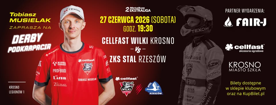 Derby Podkarpacia: Cellfast Wilki Krosno - ZKS Stal Rzeszów
